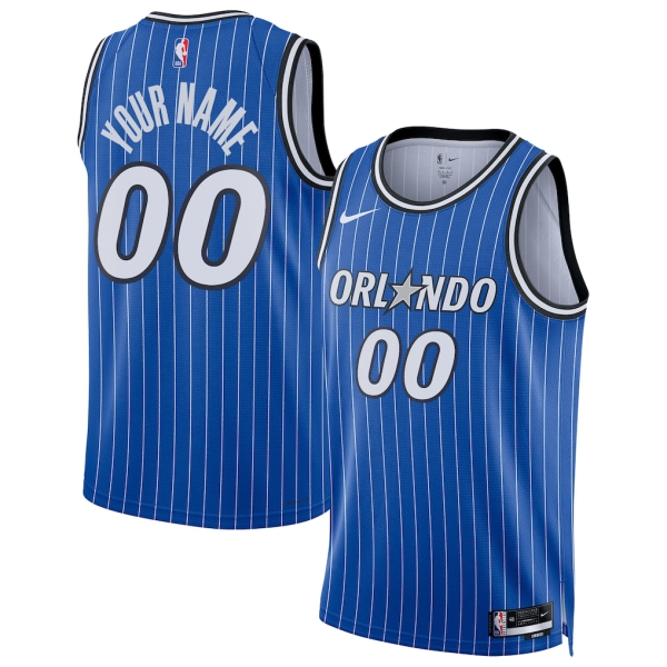 Orlando Magic Trikot Benutzerdefinierte Nike 2025-26 Icon Edition Blau Swingman - Herren